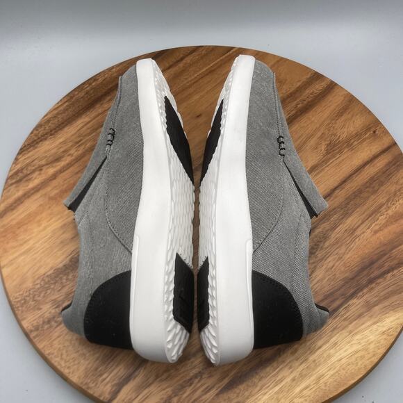 Ortho Comfoot Shoes Mens 9 / 42 Gray Anti Slip Comfort Orthopedic Slip On Boat - Picture 6 of 8